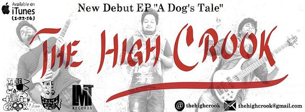 The High Crook debut billboard banner on apple music and itunes feature.