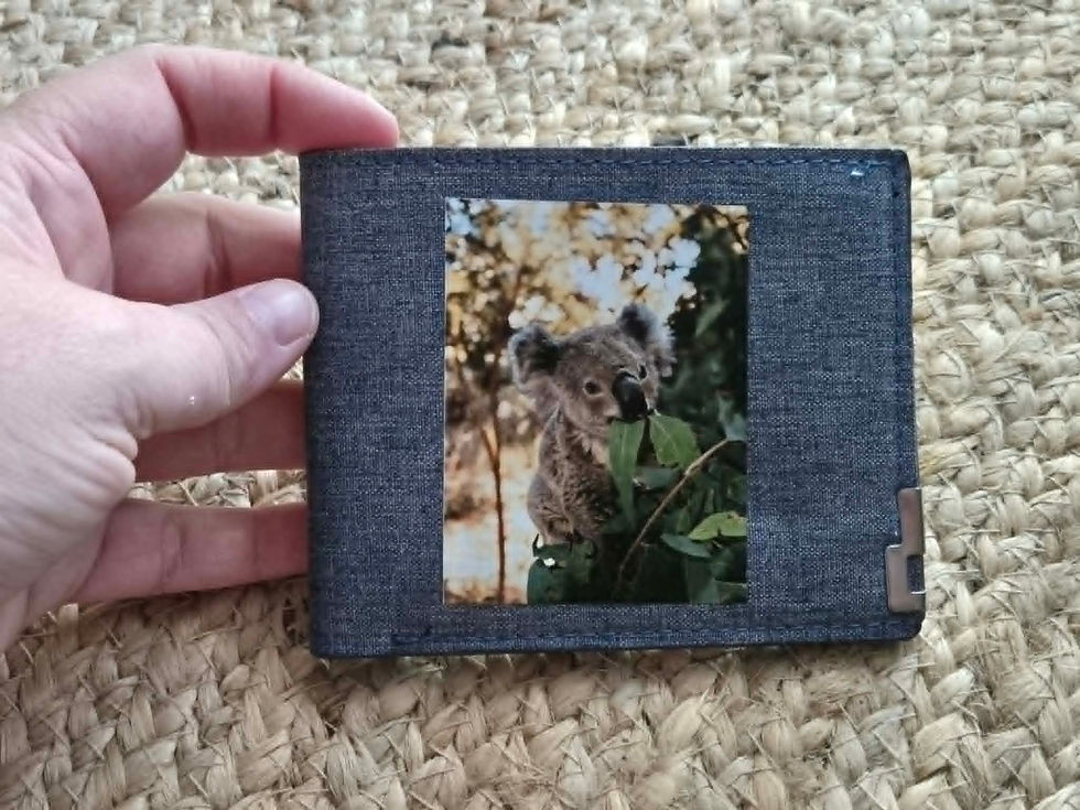Thumbnail: Faux Denim Wallet