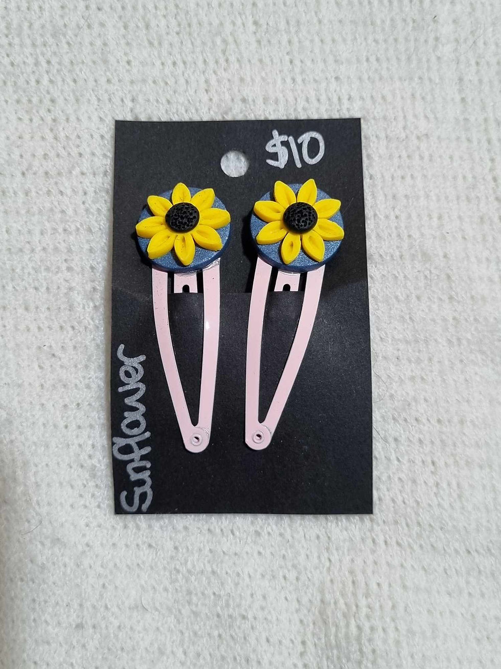 Thumbnail: Sunflower Hair Clips