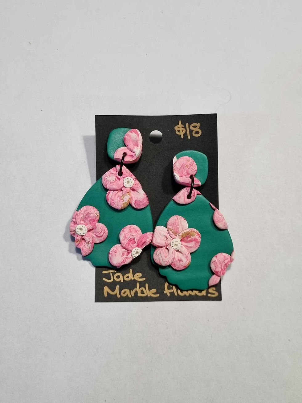 Thumbnail: Olive or Jade Marble Flowers