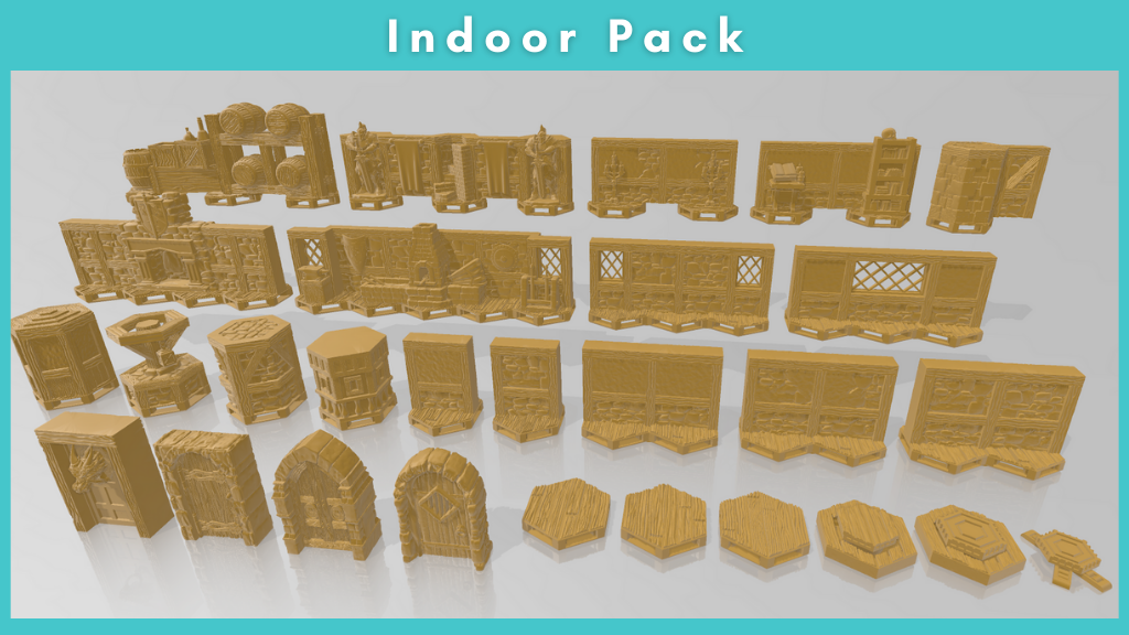 KS2 Pack - Indoor Expansion + SGs [Magnetic] (Digital 3D Print Files