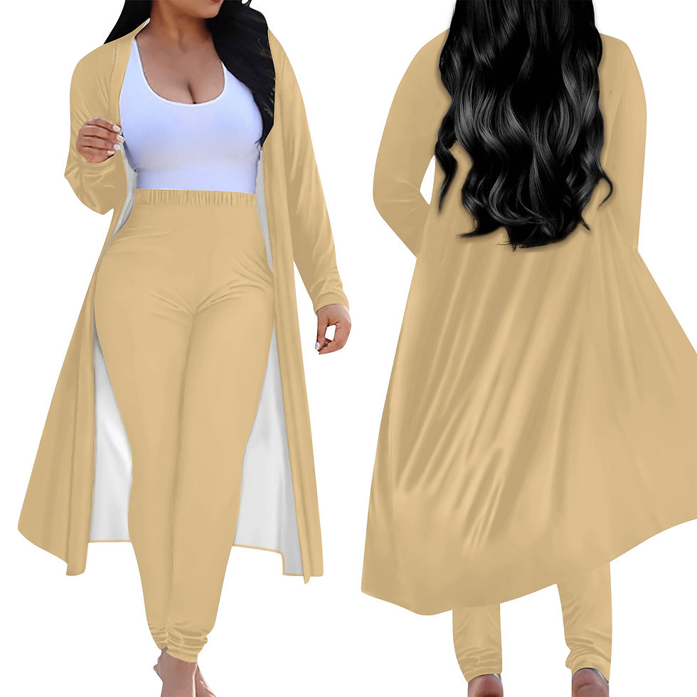 Thumbnail: Long Sleeve Cardigan and Leggings 2pcs