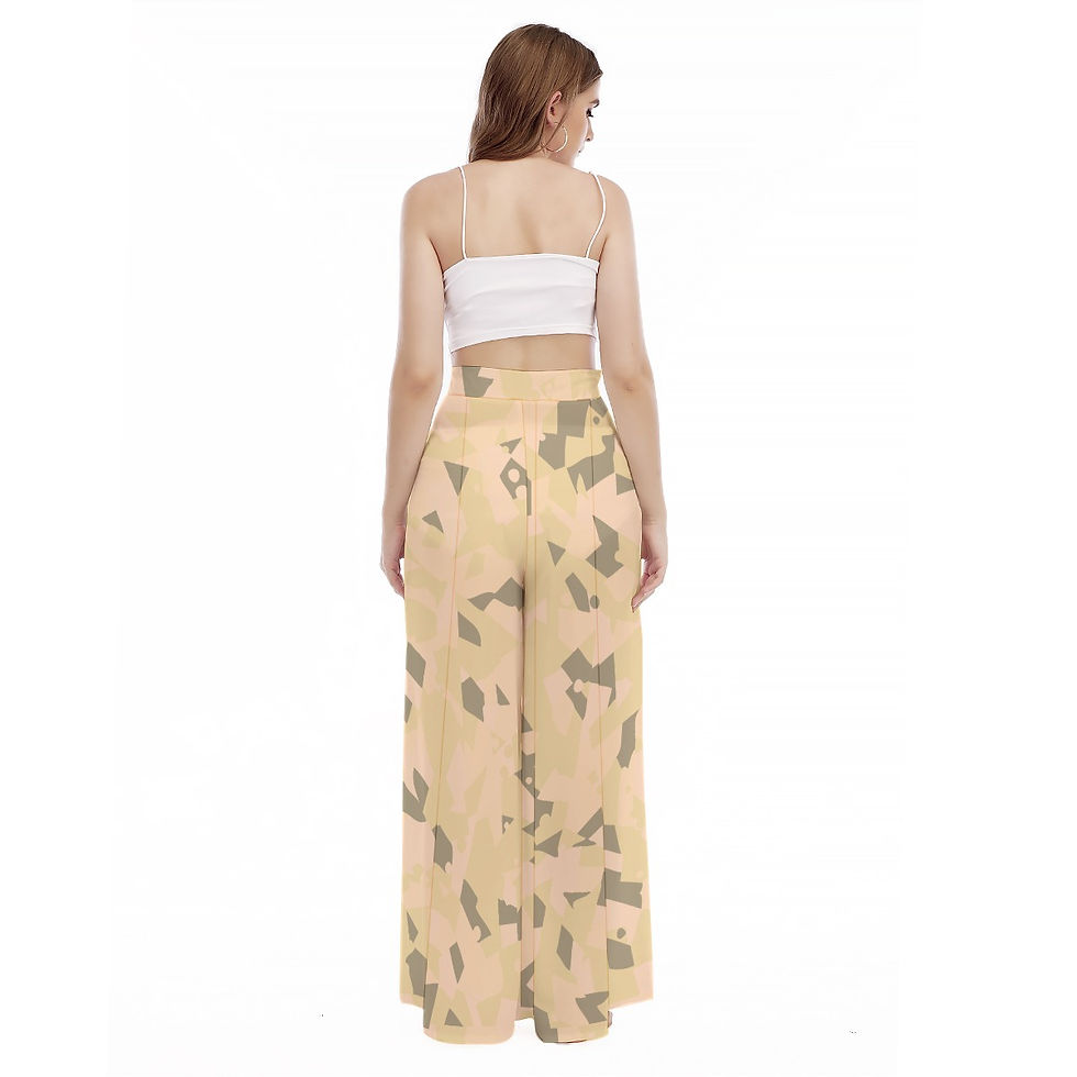 الصورة المصغرة: High Waist Wide Leg Trousers