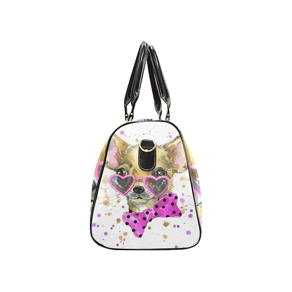 Миниатюра: Watercolor Cute Dog New Waterproof Travel Bag/Small