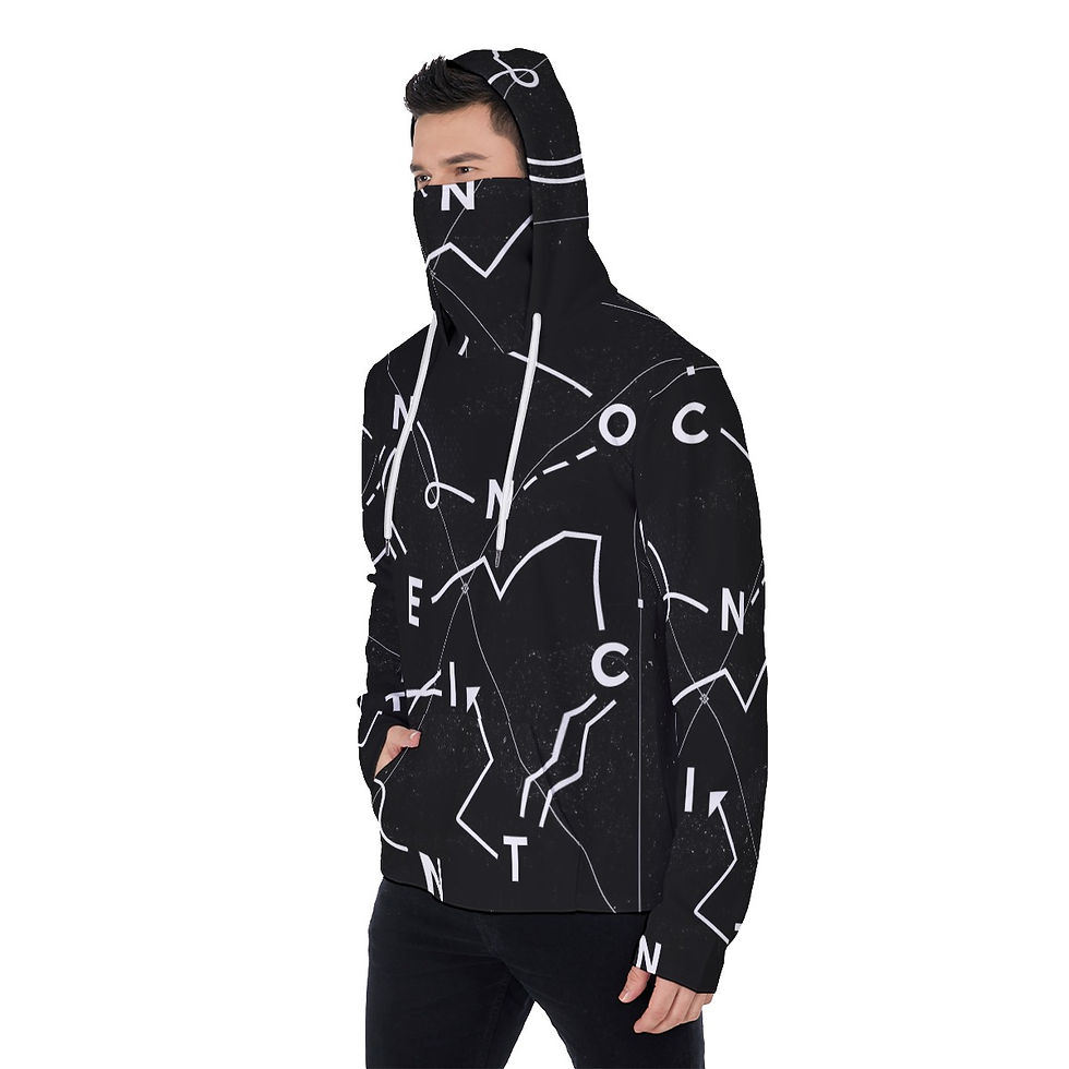 الصورة المصغرة: Men's Heavy Fleece Hoodie With Mask