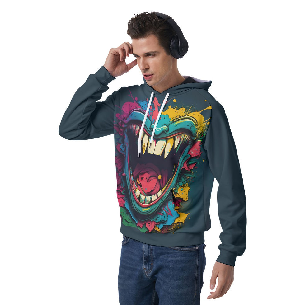 Miniatura: Raglan Pullover Hoodie