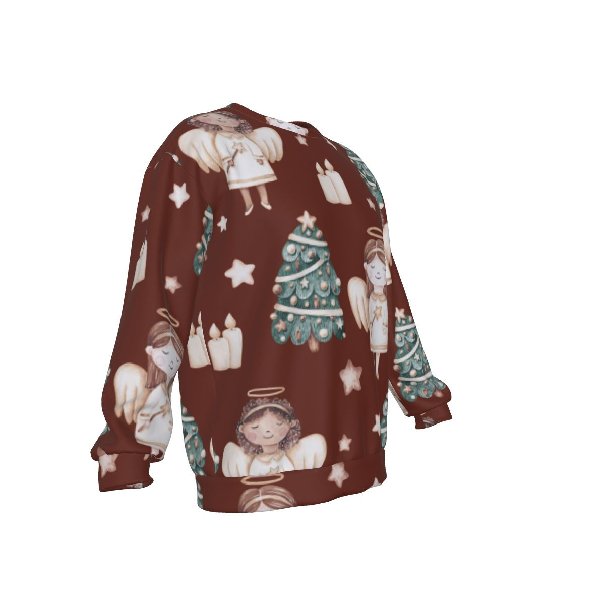 Men's Drop Shoulder Round Neck Long-Sleeved Sweatshirt