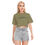 Miniatura: Cropped Cotton T-shirt