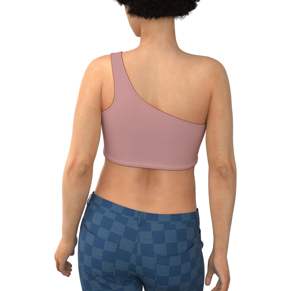 الصورة المصغرة: One-Shoulder Cropped Top