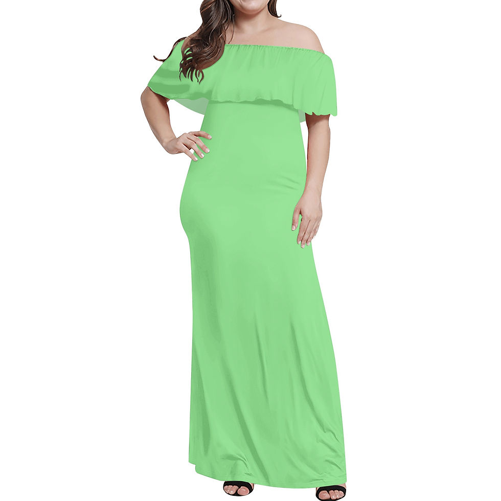 Thumbnail: Women's Off-shoulder Long Dress