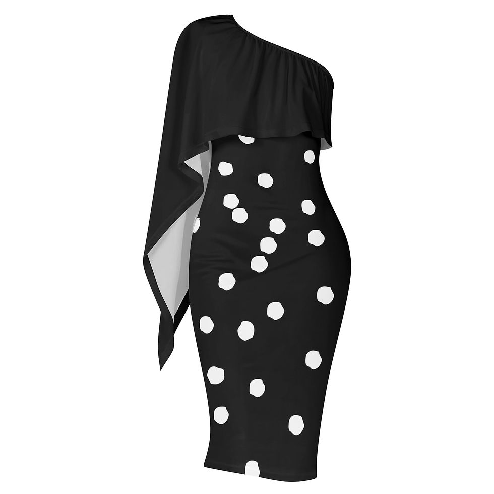 Miniatura: One Shoulder Sleeve Evening Formal Dress