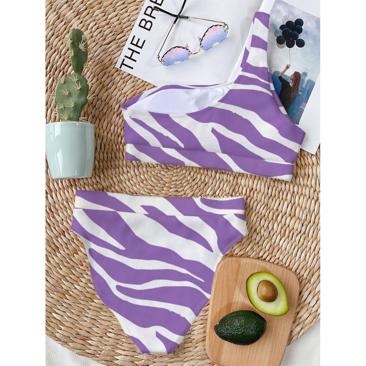 Bikini With Single Shoulder