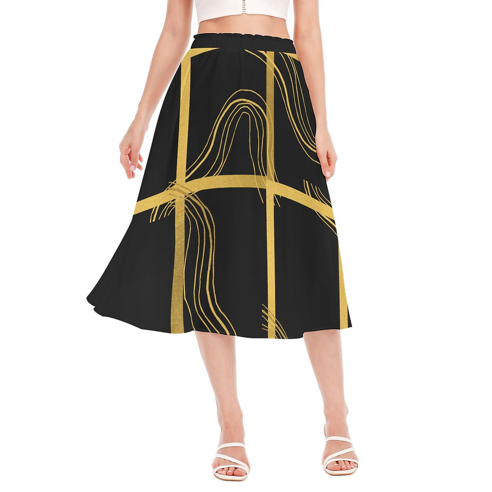 Thumbnail: Long Chiffon Skirt