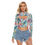 Miniatura: Hollow Chest Keyhole Tight Crop Top