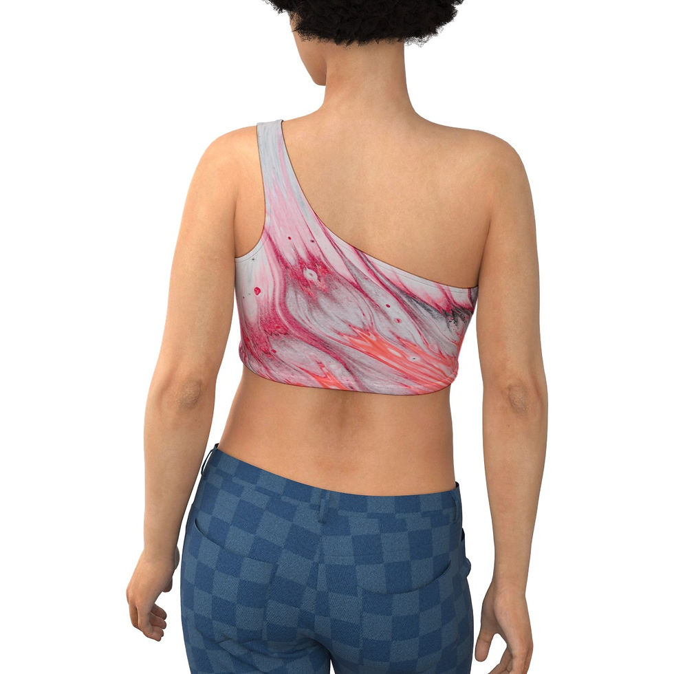 Thumbnail: One-Shoulder Cropped Top