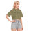 Miniatura: Cropped Cotton T-shirt