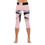 الصورة المصغرة: Pink and black Women's Low Rise Capri Leggings (Invisible Stitch)