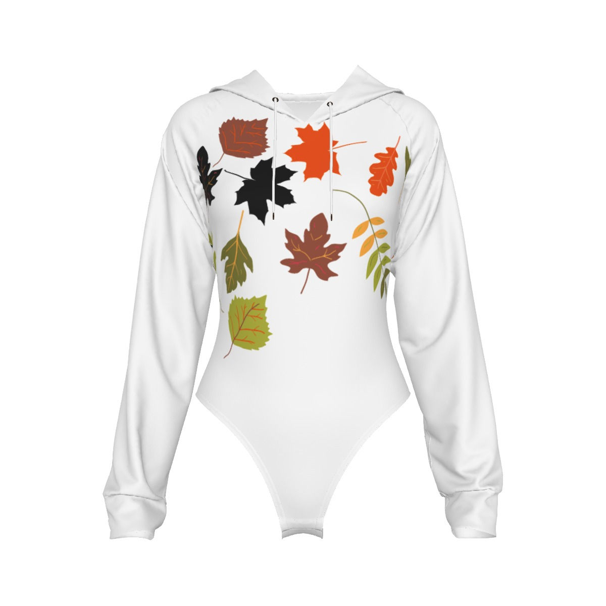 Women's Long Sleeve Hooded Bodysuit