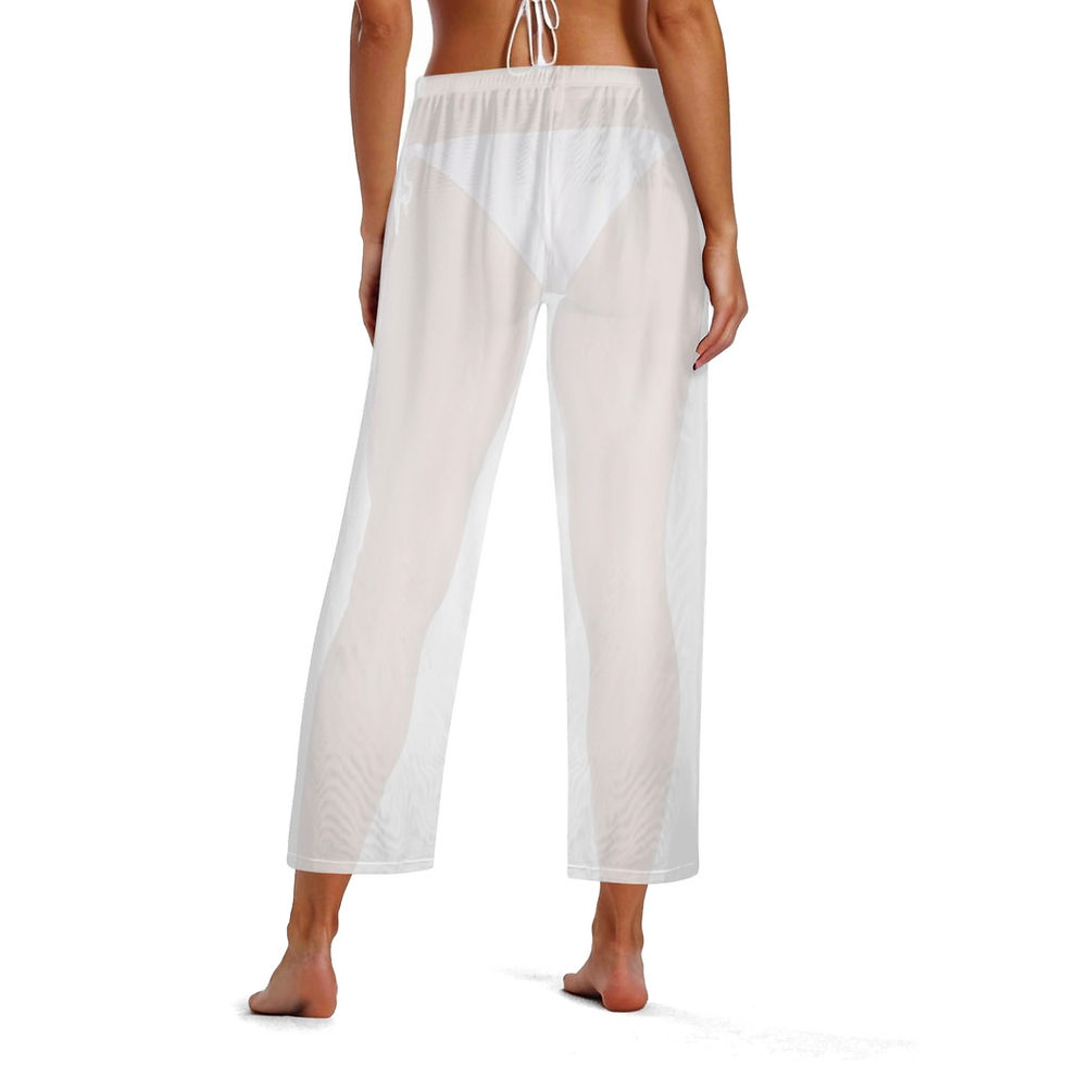 Miniaturbild: See Through Cover up Swimsuit Pants