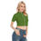Miniatura: Short Sleeve T-shirt With Two-way Zipper