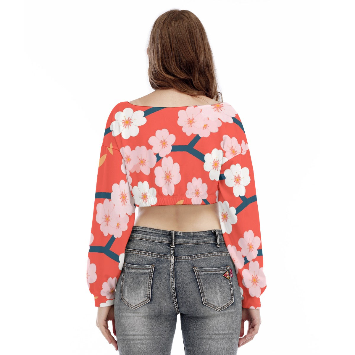 Long Sleeve Cropped Sweatshirt