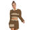 Thumbnail: Fleece Hoodie And Shorts Set