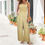 Thumbnail: Sleeveless Wide Leg Jumpsuit