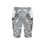 Thumbnail: Hounds-tooth with roses Men's Knee Length Swimming Trunks
