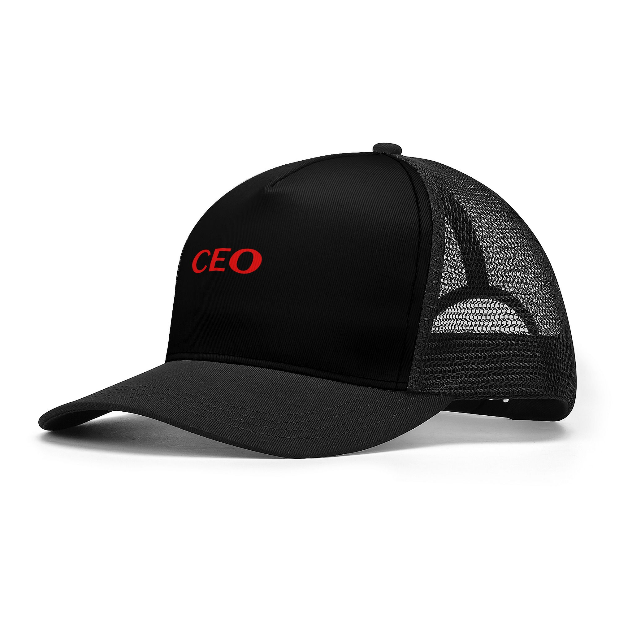Trucker Hat with Black Mesh