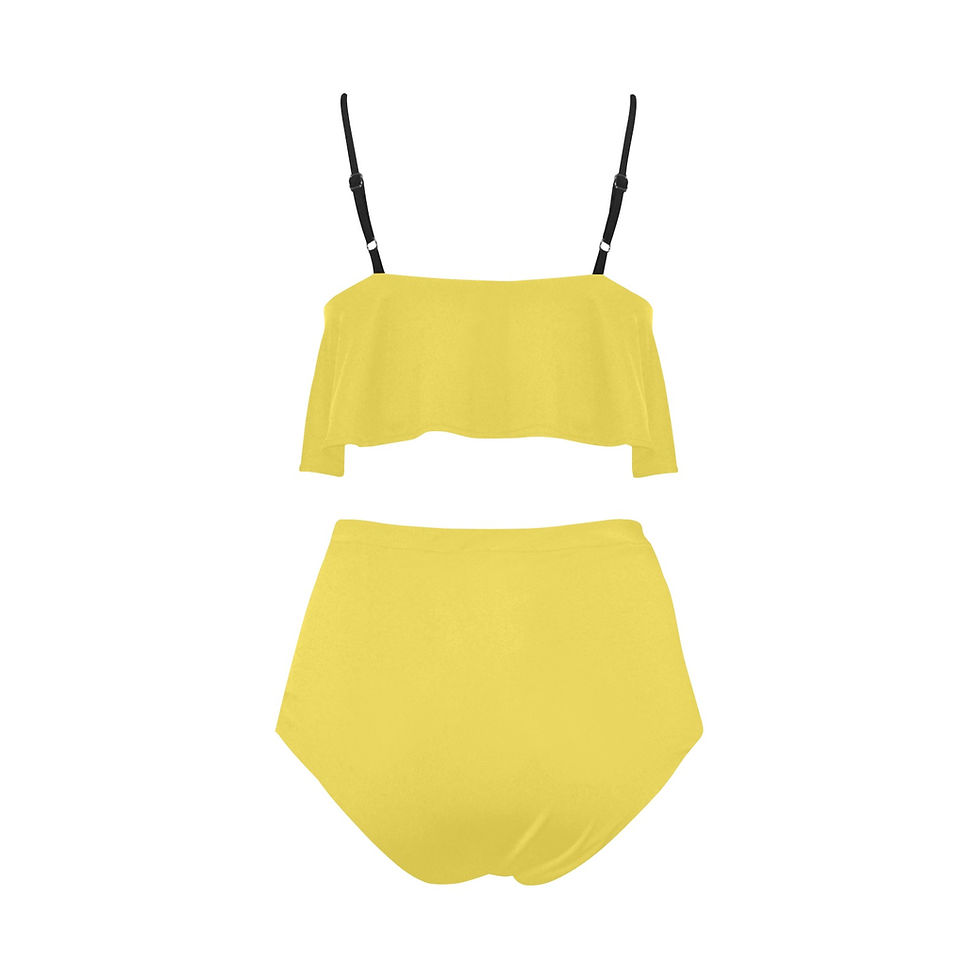 Thumbnail: High Waisted Ruffle Bikini Set