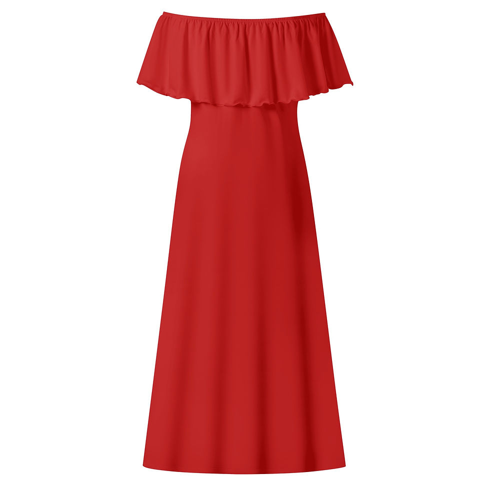 Thumbnail: Women's Off-shoulder Long Dress