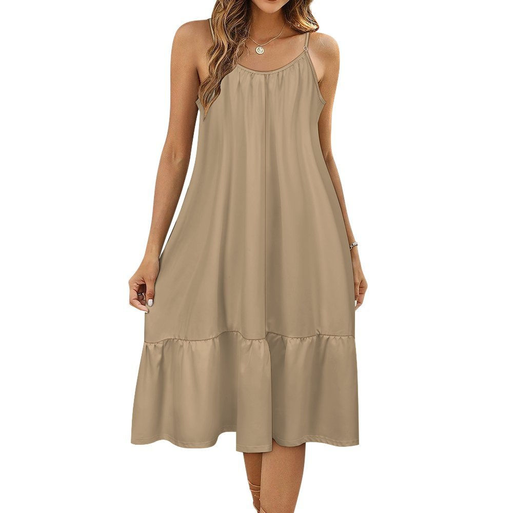 Sleeveless Suspender Dress