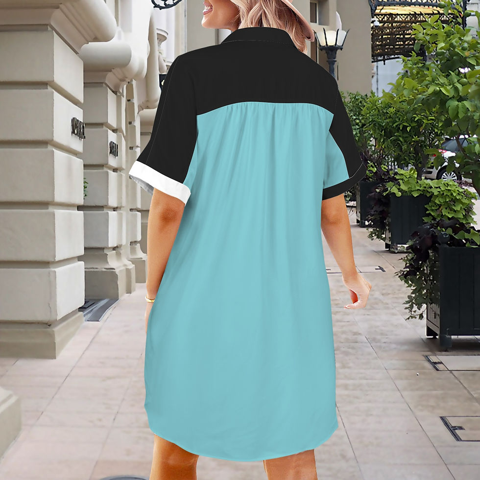 الصورة المصغرة: Short Sleeve Shirt Dress