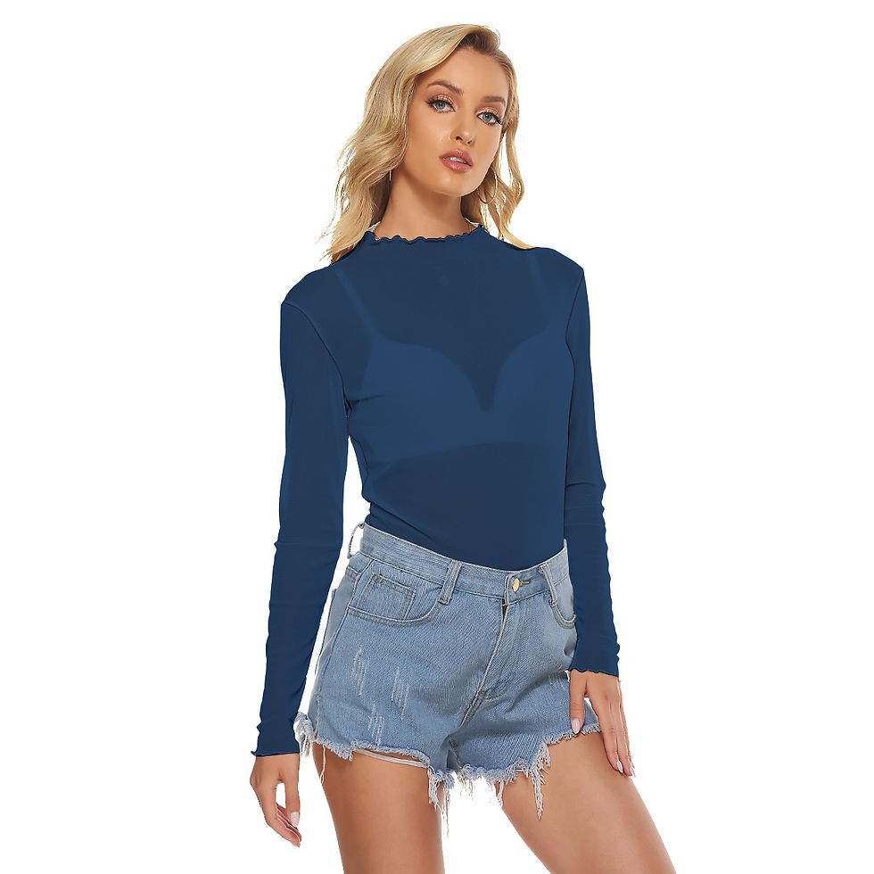 Thumbnail: Long Sleeve Sheer Top