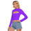 Miniatura: Hollow Chest Keyhole Tight Crop Top
