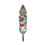 Miniatura: Floral pullover hoodie