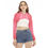 Miniatura: Smock Short Hoodie With Long Sleeve