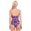 Miniatura: Women's Tube Top Bodysuit With Side Black Straps
