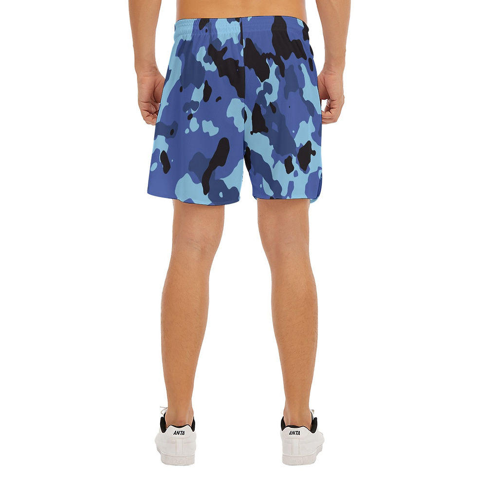 Miniature : Men's Side Split Running Sport Shorts