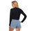 Miniatura: Hollow Chest Keyhole Tight Crop Top