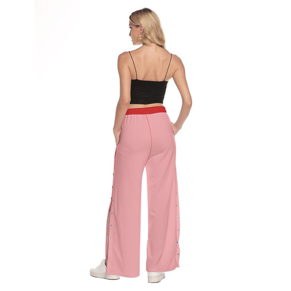 الصورة المصغرة: Side Slit Snap Button Trousers