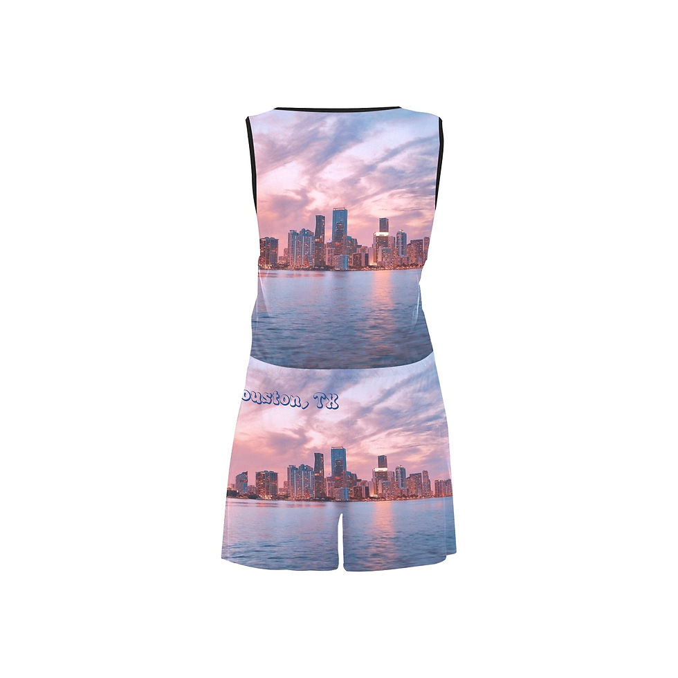 Miniatura: Houston Sunset Women Short Jumpsuit