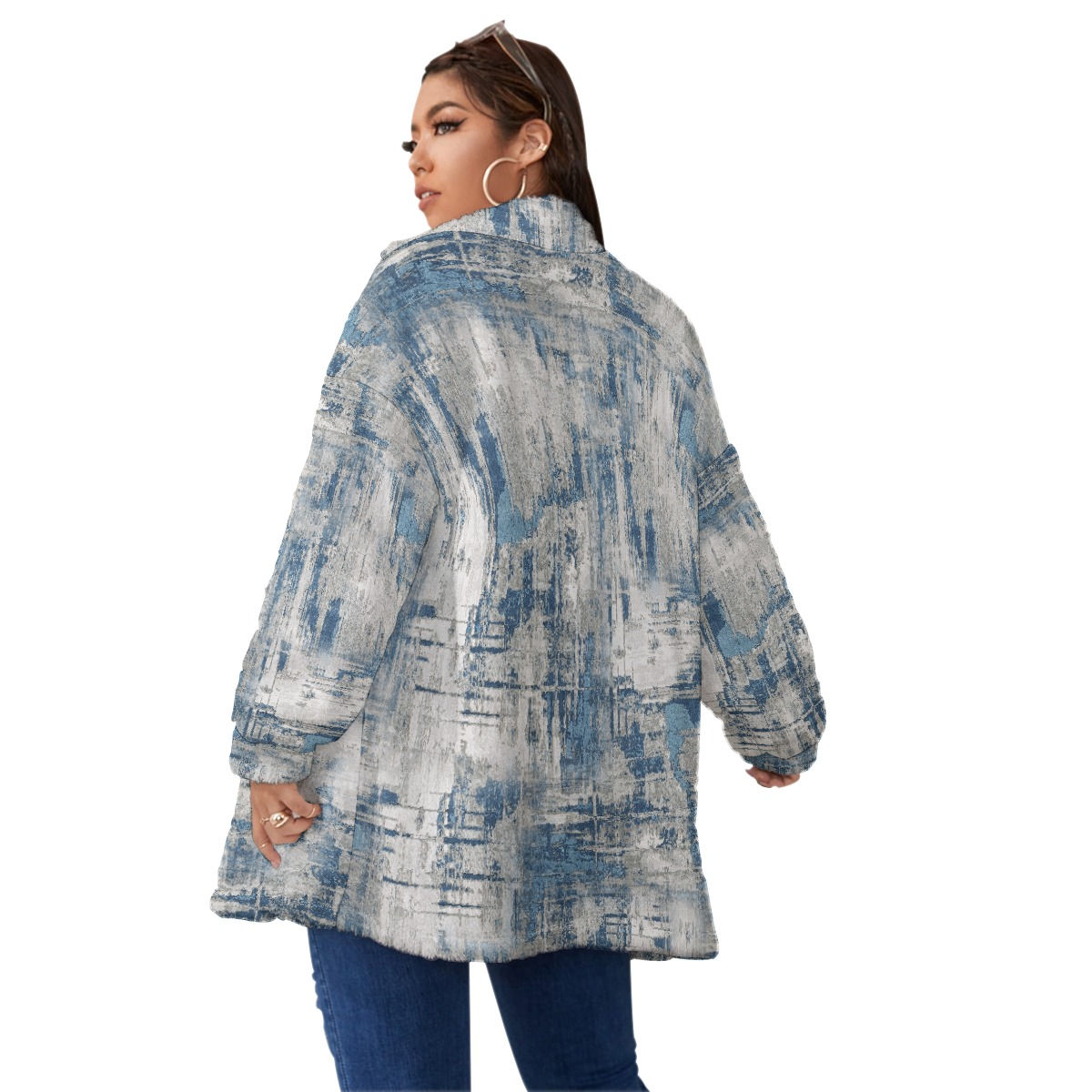 Fleece Stand-up Collar Coat