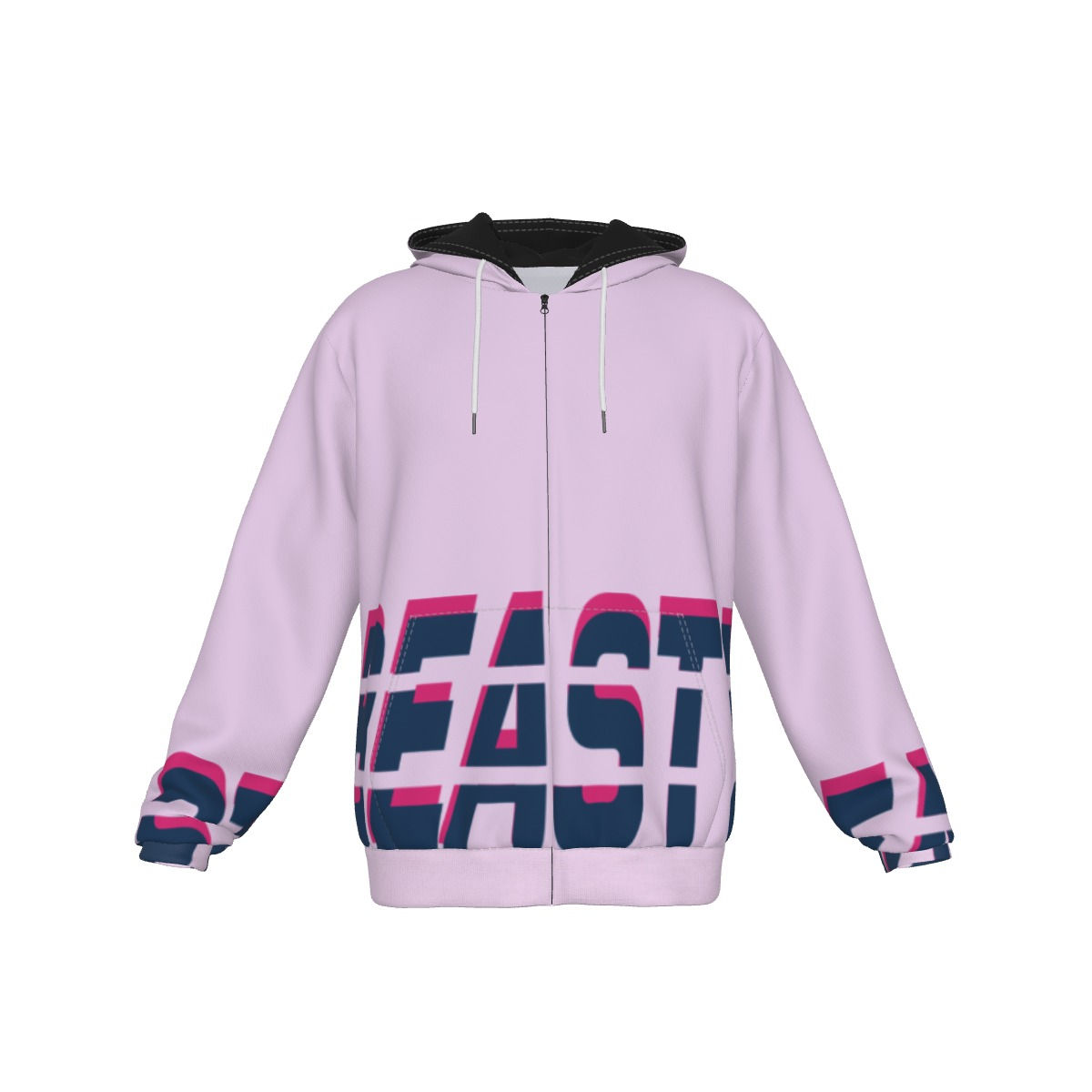 Men's Heavy Fleece Zip Up Hoodie