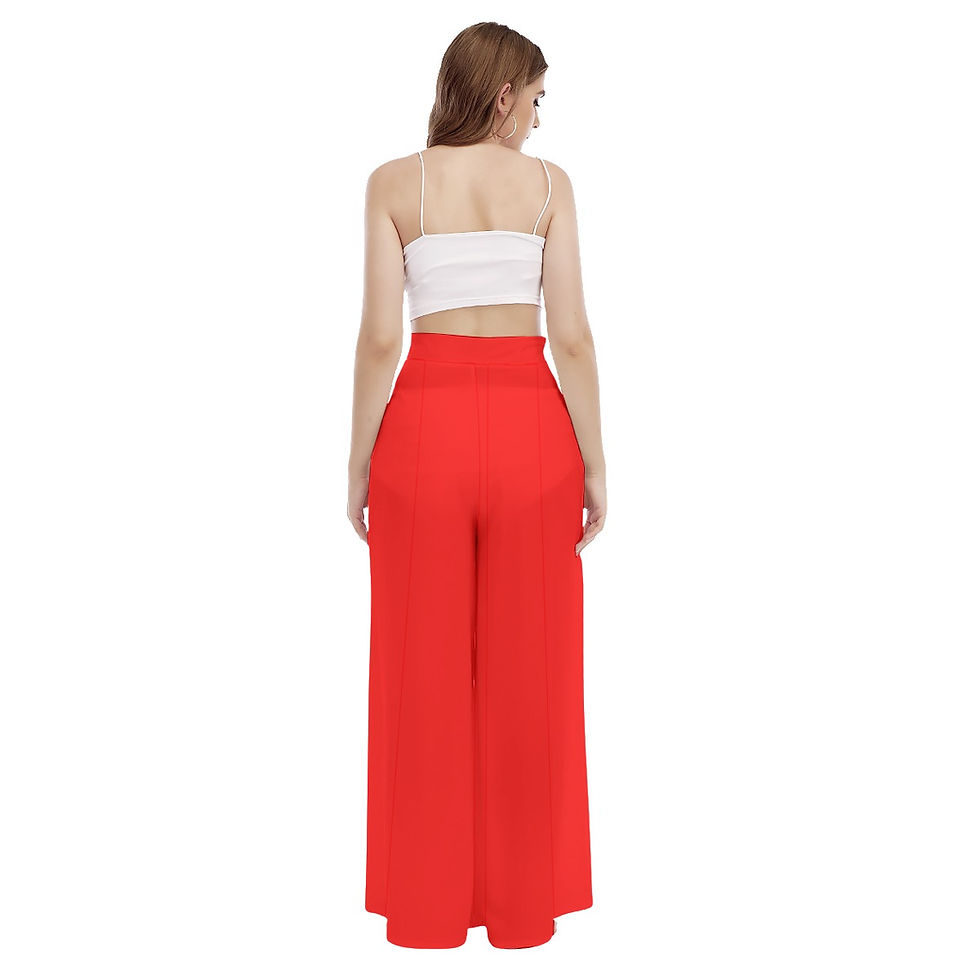 Миниатюра: High Waist Wide Leg Trousers