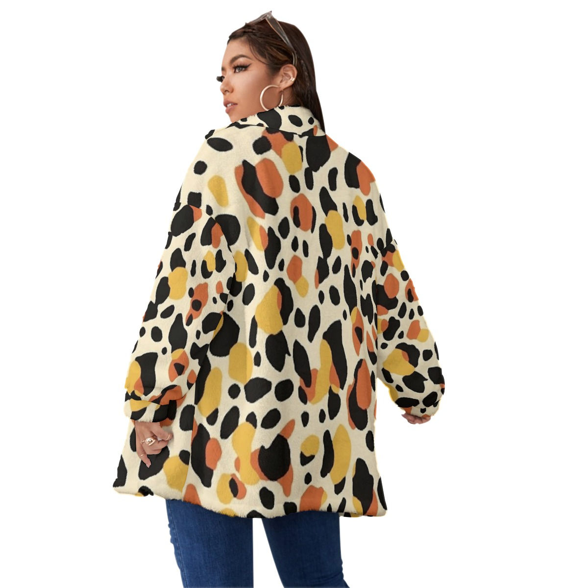 Fleece Stand-up Collar Coat