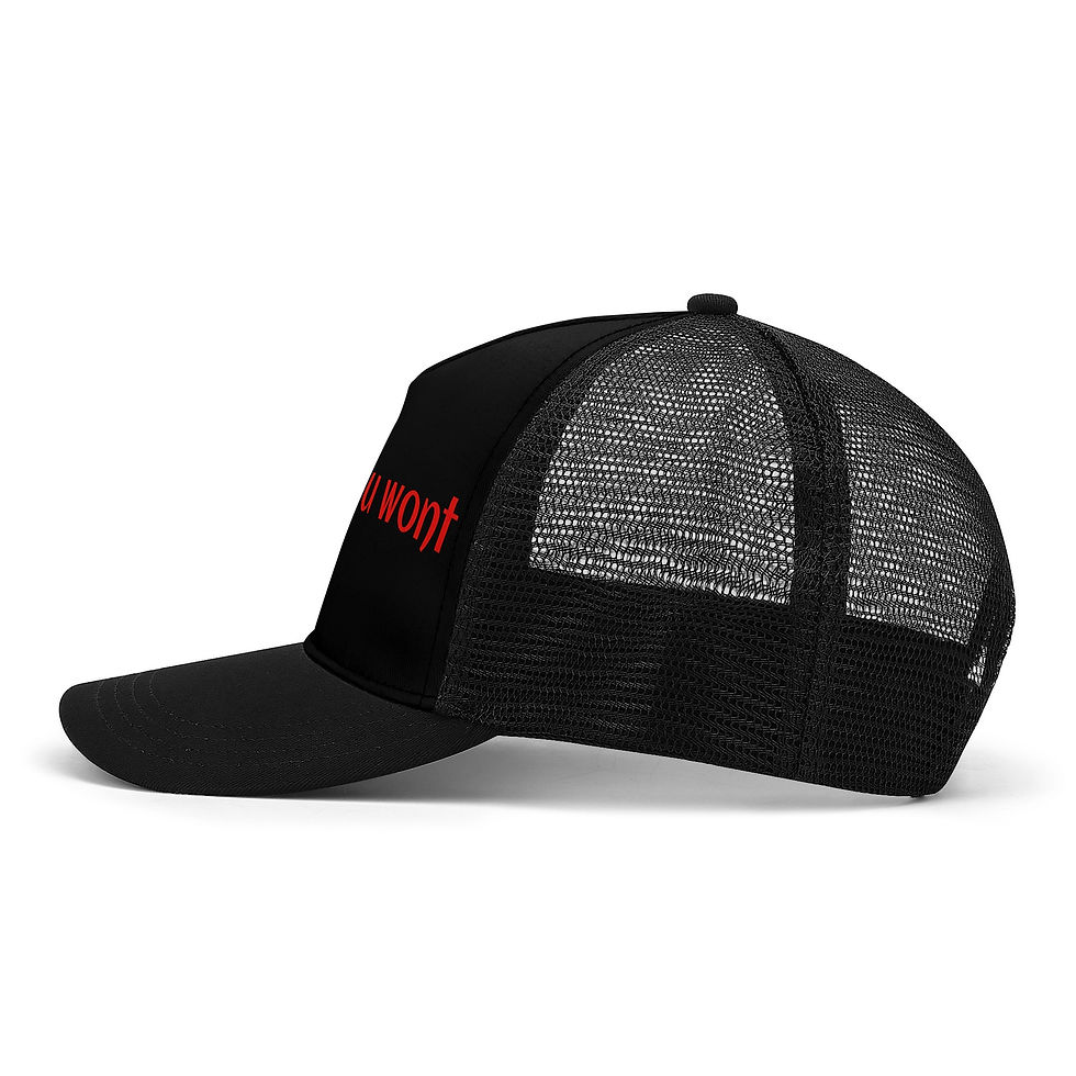 Thumbnail: Trucker Hat with Black Mesh