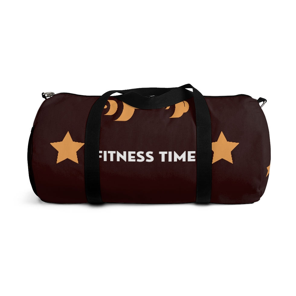 Lets go to the gym duffle bag