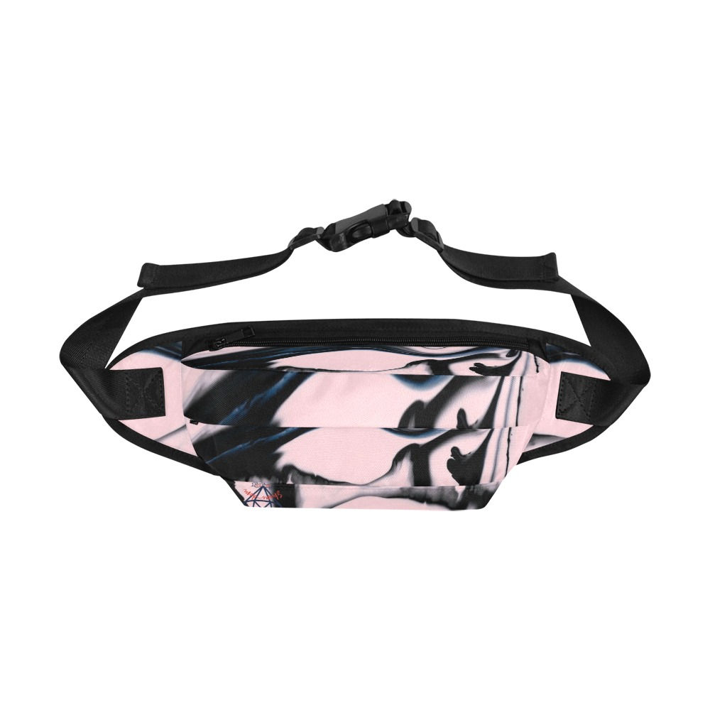 Pink/black Fanny Pack/Large