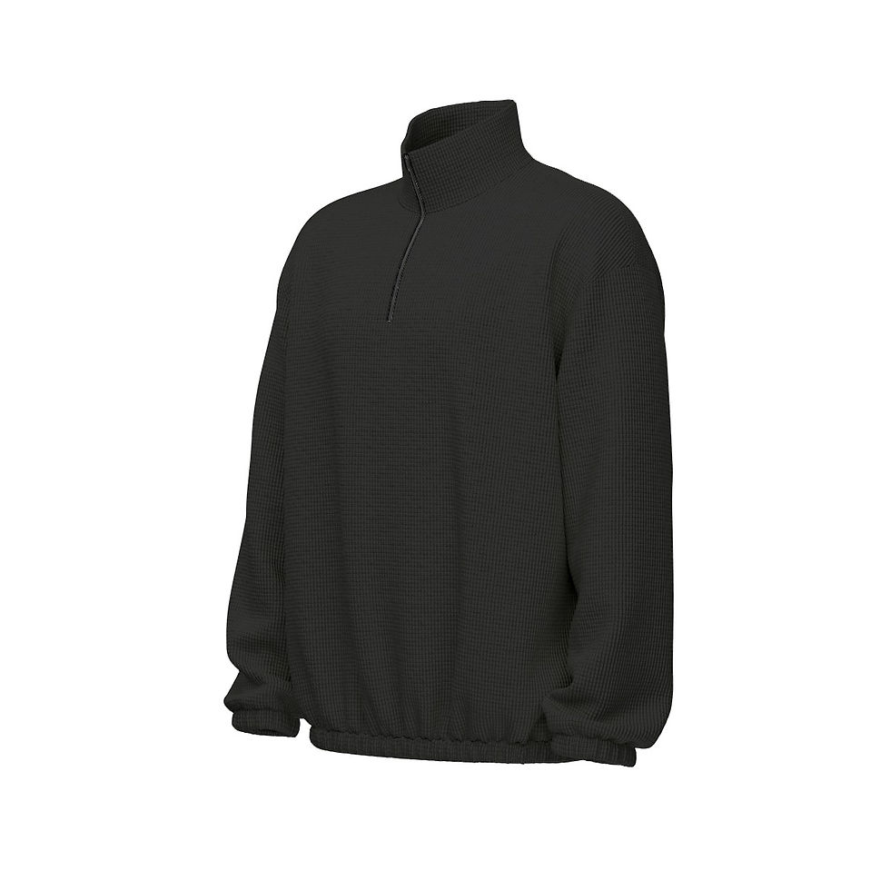 縮圖：Turtleneck Zippered Sweatshirt